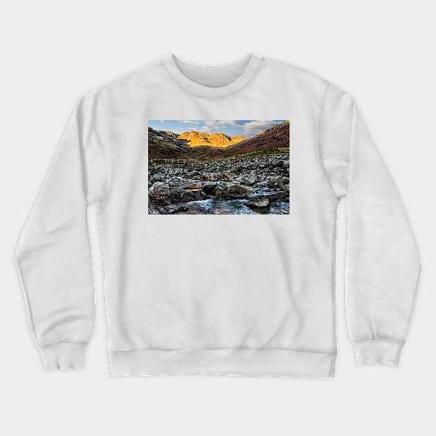 Crinkle Crags Crewneck Sweatshirt by Reg-K-Atkinson